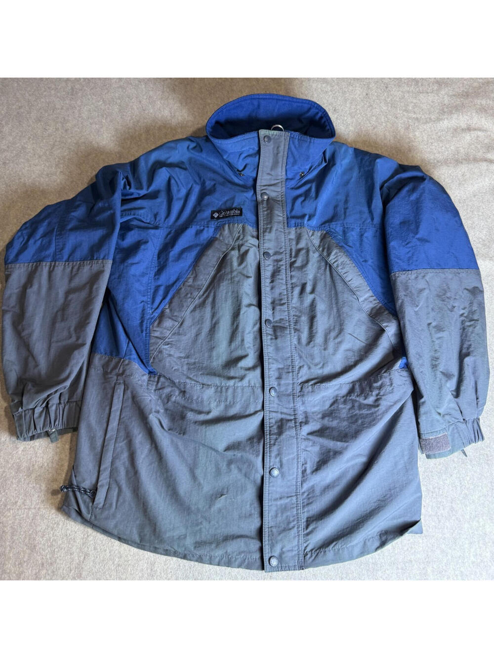 Vintage EUC M Jacket L Liner COLUMBIA Mens  Hooded Titanium OmniTech Ski Jacket